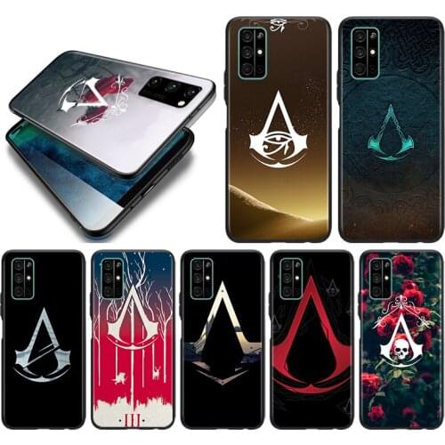Silicone Cover Assassins Sign For Honor 9 9S 9A 9C 9X 9N 9i V9 10 10i 10X X10 Lite Pro Shockproof Phone Case