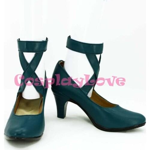 Custom Made Japanese Anime Sailor Moon Sailor Neptune Cosplay Shoes Boots High Heel For Christmas Halloween CosplayLove