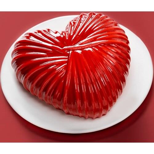 Meibum 3D Silicone Cake Molds Party Dessert Decorating Tools Valentines Day Heart Mousse Baking Mould Kitchen Pastry Bakeware