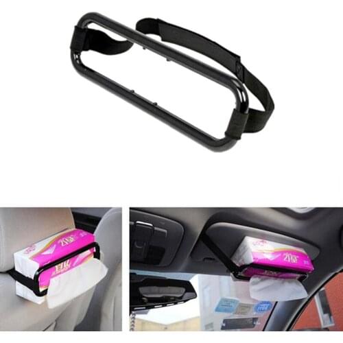 Car Styling Car Sun Visor Tissue Paper Box Holder for Toyota Camry Highlander RAV4 Crown Reiz Corolla Vios Yaris