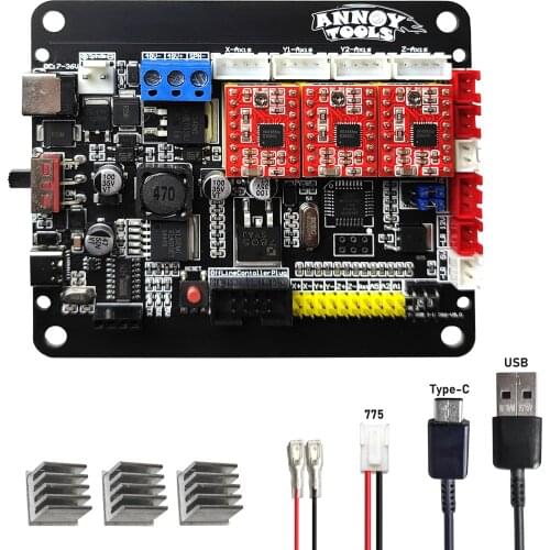 Upgraded 3 Axis Controller Board 4.0 version +3.5inch Offline GRBL USB Port CNC Engraving Machine Control Board For CNC 3018