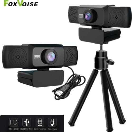 Webcam Full 1080p HD Web Camera Youtube USB Can Microfone Autofocus Cam 2 Megapixel Gamer Webcan For PC Computer Laptop Notebook