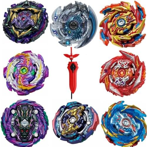 Spinning Top Bay Battle Burst B-92 Starter Sieg Excalibur.1.Ir B-86 Legend Spriggan 7 Mr Blades Launcher Stater and Stadium Set
