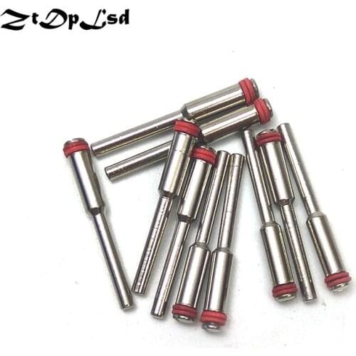 ZtDpLsd 10 PCS Shank Jewelry Beauty Polishing Cut-off Wheel Holder Mandrel Rotary Shaft Burs Cutting Tool 2.35 3.00 3.17 Shank