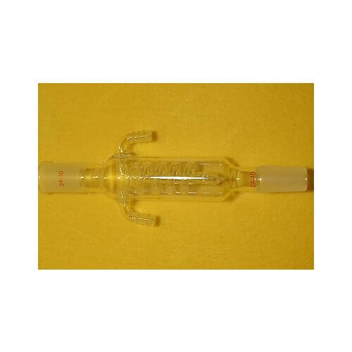 100mm,24/40,Coiled Reflux Condenser,Made By Borosilicate Glass 3.3,Lab Glassware