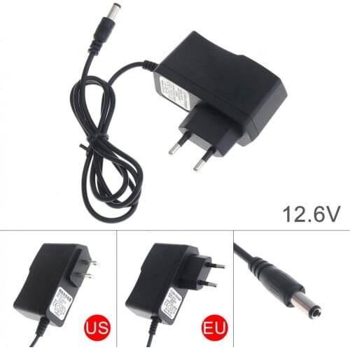 110cm Electric Drill Chargers 12.6V Power Adapter Charger with EU and US Plug for Lithium Electric Drill/Electric Screwdriver