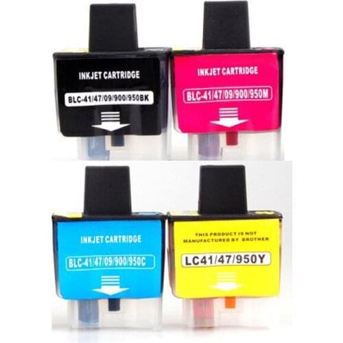 2set LC09 LC41 LC47 LC900 LC950 Compatible ink cartridge for brother DCP-110C/115C/117C/120C/310CN/315C/315CN/340CW/MFC-210C
