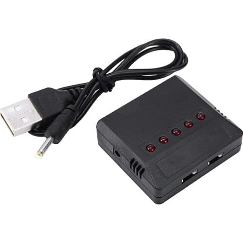 5 in1 DC 3.7V Lipo Battery USB Charger Adapter Spare Replacement for Syma X5 X5C X5X-1 RC Drone Accessories