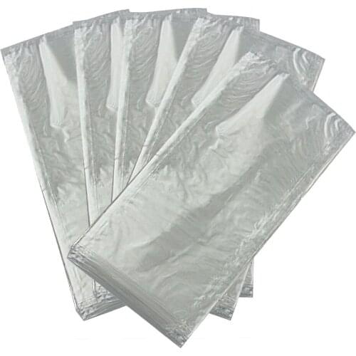 50 Pieces 60x120mm & 70x150mm PVA Carp Fishing Bags Quick Water Soluble Bait Bag for Solid Baits Carp Fishing Accessories