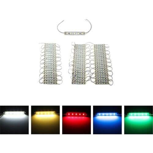 5050 LED Module 5 SMD Strip Waterproof Strip Band Lamp DC 12V 20PCS white