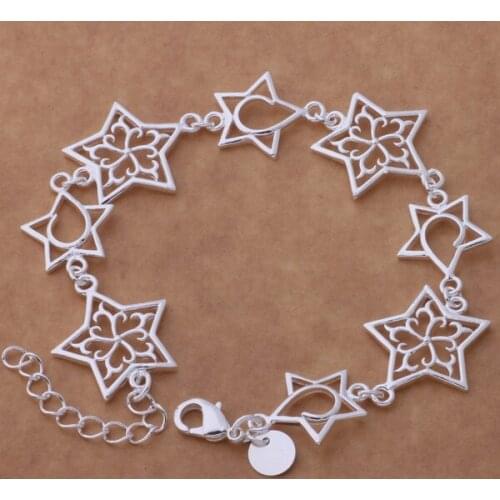 AH188 Hot sterling bracelet, sterling fashion jewelry plated /aoaajfha bccajtja silver color