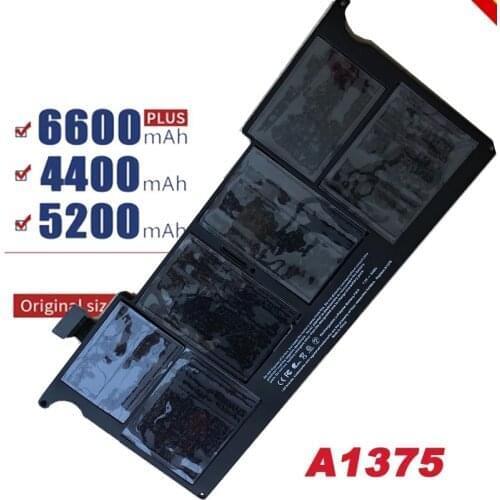 Laptop Battery 7.3V 35WH A1375 Battery for MacBook Air 11" inch A1375 A1370 (Late 2010 Version Only) MC505LL/A Free shipping