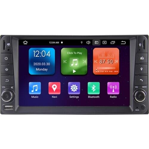 7 Inch Android 10 Car Stereo Multimedia Player GPS Navi 4+64G Built-in Carplay FM AM RDS For Toyota RAV4 Hilux Prado Corolla