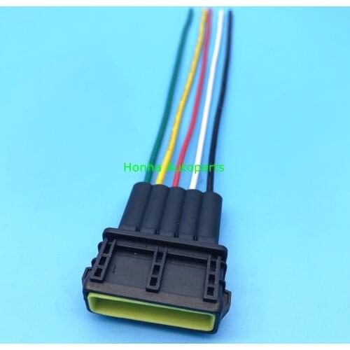 Free shipping 5/10/20/50/100pcs 5pin Male ignition Amplifier Connector For Amp For Cosworth Tyco Timer 6188-0282 wire harness