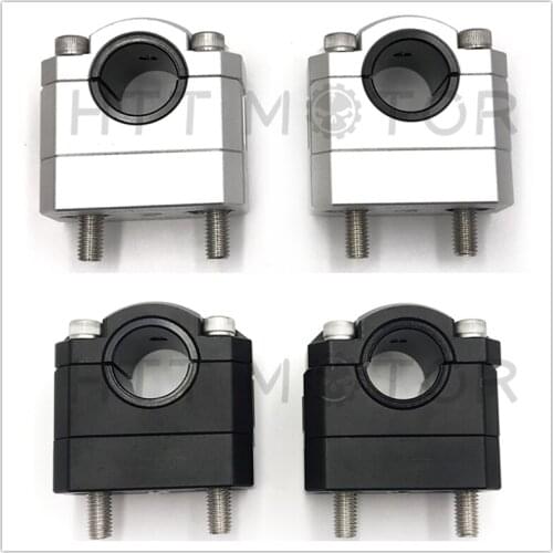 Free shipping motorcycle parts 2X 22-28MM HandleBar Handle Fat Bar Mount Clamp Riser For Honda CB500X 2013 2014 black chrome