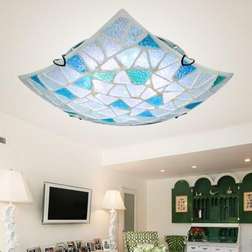 Bohemia Mediterranean LED ceiling light living room bedroom ceiling lamps 30cm