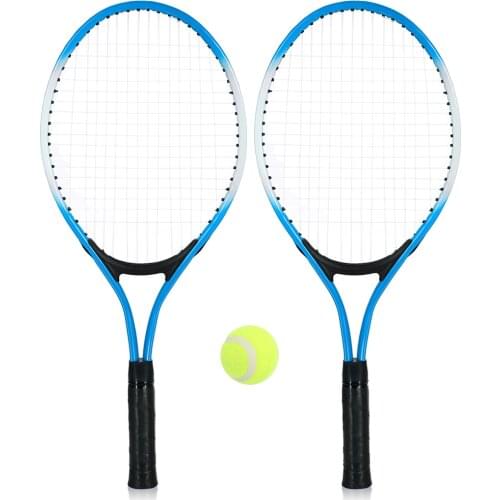 REGAIL 2Pcs Kids Tennis Racket String Tennis Racquets High Quality Rackets with 1 Tennis Ball and Cover Bag Free Shipping