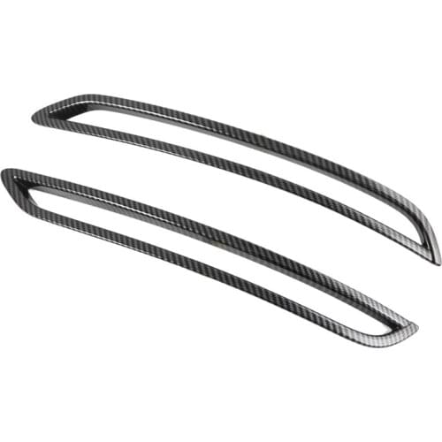 For- A3 8Y 2021 Carbon Fiber Rear Fog Light Lamp Foglight Cover Trim Decoration Frame