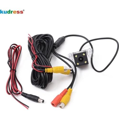 For Toyota Camry 2007 2008 2009 2010 2011 2012 Car Rearview Camera Backup Reverse Rear View Camera 4 LED Night Vision Waterproof