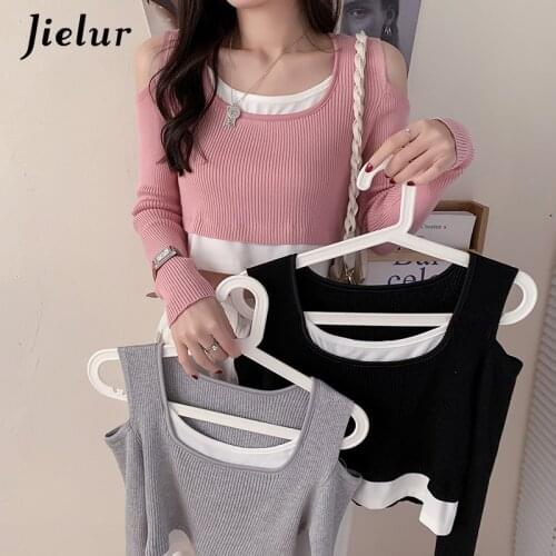 Jielur Women's Cropped T-shirts