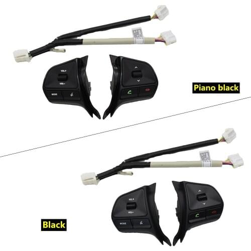 For KIA RIO 2011-2014 Steering Wheel Button Audio Phone Volume Multifunctional Control Switch Bluetooth Car Accessories Auto