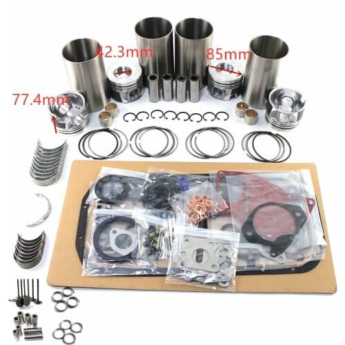4LE2 Engine Rebuild Kit for Hitachi EX70-3 ZX75US-3 ZX40U Excavator