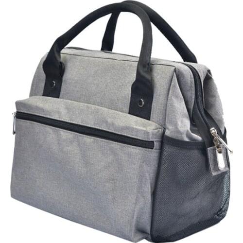 Hot Kf-Portable Outdoor Party Portable Picnic Ice Pack Simple Aluminum Film Lunch Bag For Students