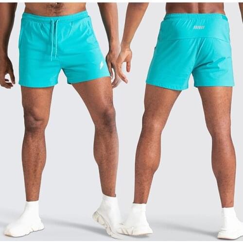 Mens Summer Breathable Gym Casual Shorts Running Sports Beach Shorts Quick-Drying Bodybuilding Fitness Jogging Short Pants