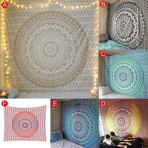 Wall Hanging Tapestry Mandala Style for Home Psychedelic Decoration Multi-designs Boho Decor for Bedroom Bohemian Wall Tapestry