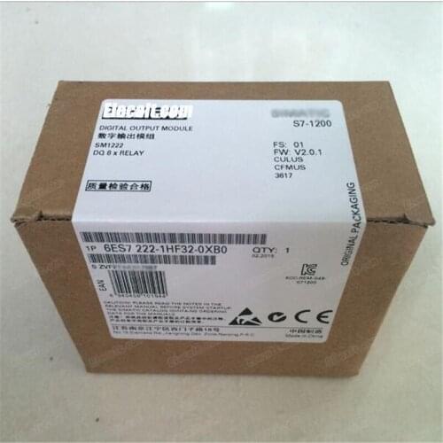 NEW Original 6ES7 222-1HF32-0XB0 6ES7222-1HF32-0XB0 for SIMATIC S7-1200, DIGITAL OUTPUT SM 1222, 8DO, RELAY 2A