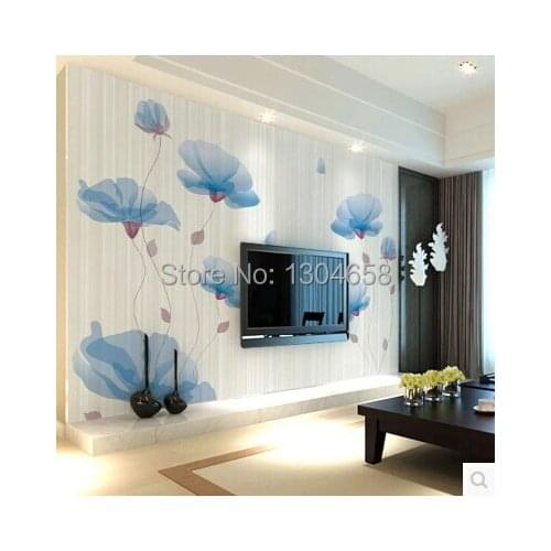 Papel DE Parede custom murals, contracted style Modern wallpaper. The TV wall in the sitting room the bedroom contact paper