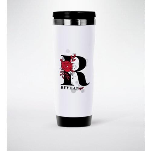 Personalized Custom R Head Case and Is Steel Thermos Cup