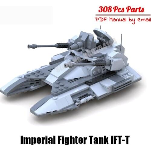Spot NEW Republic Fighter Tank MOC Building Blocks Military Self Propelled Anti Tank Weapon Bricks DIY Toys