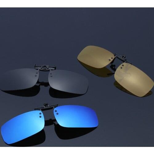 Polarized Clip On Sunglasses UV 400 Protection for Driving Fishing Cycling Night Vision Glasses Prescription/Myopia Eyeglasses