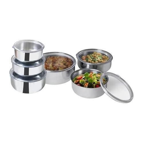 Fms 3 Pcs Steel Storage Container