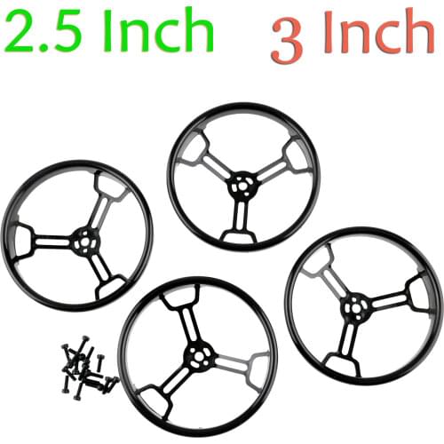 4 PCS 3 2.5 Inch FPV Propeller Protection Ring Duck Cover Guard drone frame Kit For Cinewhoop Micro Drone Quadcopter