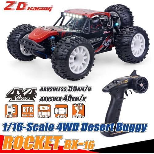 ZD Racing DTK-16 1/16 Desert Truck RC Car 4WD Brushless RTR Brush Remote Control 2.4G Off-Road For RC Car Wltoys Traxxas Trx4