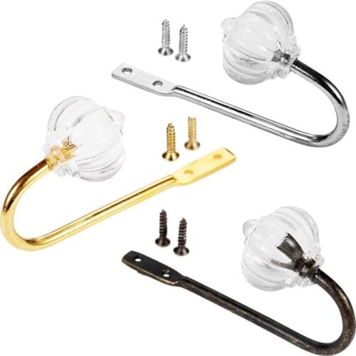 1PC Vintage Coat Bag Hat Hanger Crystal Wall Hook Robe Hooks Bronze/Gold/Silver Home Kitchen Wall Door Holder Drawer Handle