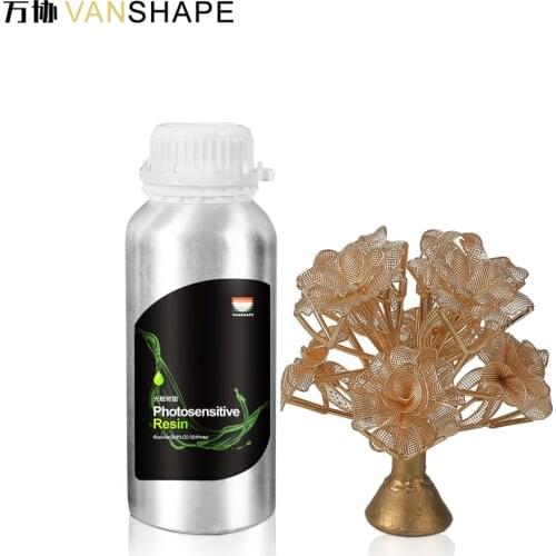 1L LCD/DLP 3D Printer Photosensitive Jewelry Casting Resin UV 405nm Light Curing Resin