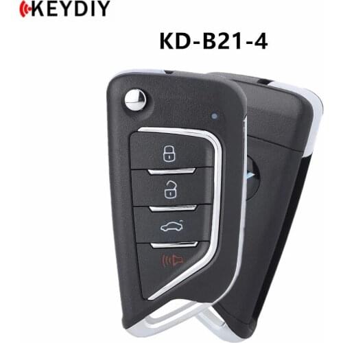 3/5pcs KEYDIY B21-4 4Buttons Car Key for KD900/KD MINI/URG200/KD-X2 Key Programmer B Series Remote