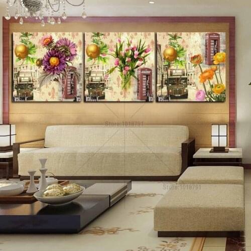 5D DIY Diamond Painting Cross Stitch Flower Volkswagen Diamond Embroidery Diamond Mosaic Home Decor Needlework