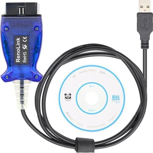 Renolink V1.52 OBD2 ECU Programmer For Renault Airbag Reset Tool OBD OBD2 Car Diagnostic Auto Tool ECM Key Programmer tool