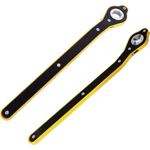 Automotive Jack Ratchet Wrench 360 Degree Swivel Labor-Saving Scissor Jack Lift Speed Handle Tool Phillips/Hexagon Tire Wrench