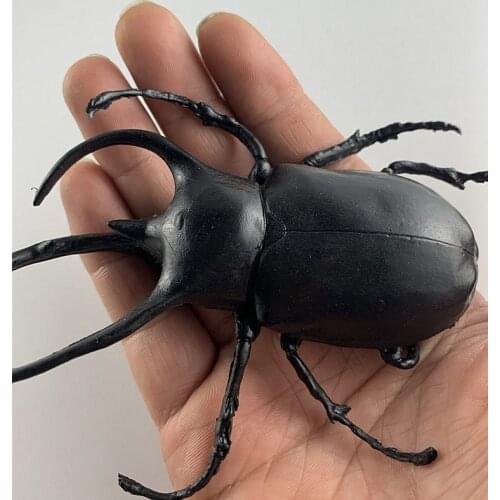Big one pvc figure Unicorn fairy giant rhinoceros beetle artificial insect model