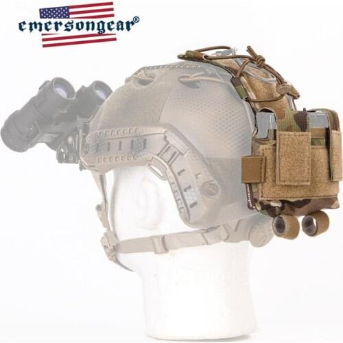 Emersongear Tactical MK2 Helmet Accessory Pouch Battery Case Storage Retention Counterbalance Airsoft Military Army Helmet Pouch