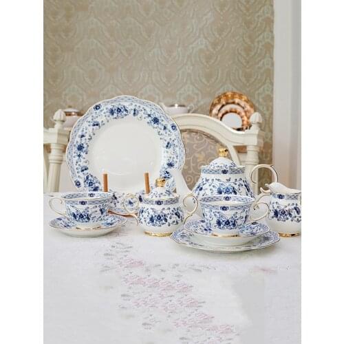 European style plum blossom Phnom Penh porcelain afternoon tea coffee cup teapot