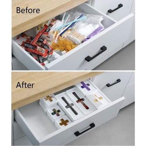 Square Rectangle Facial Tissue Holder Case Dispenser for Disposable Paper Facial Tissues for Home Drawer Kitchen Office F19B