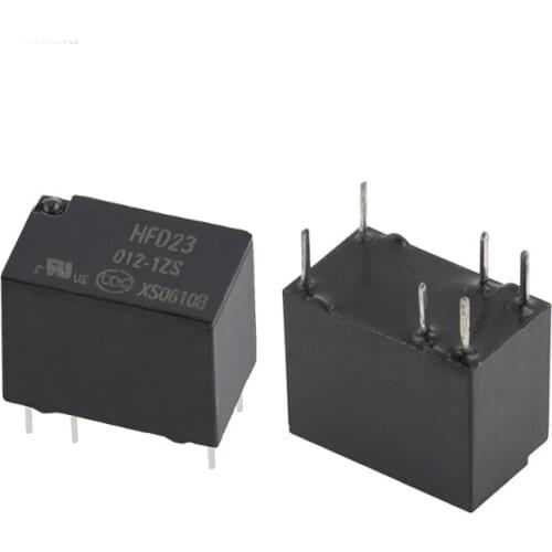 HOT NEW 12V relay JRC-23-012-1ZS HFD23-012-1ZS HFD23 012 1ZS HFD230121ZS Sensitive type 12VDC DC12V 12V 1A 6PIN