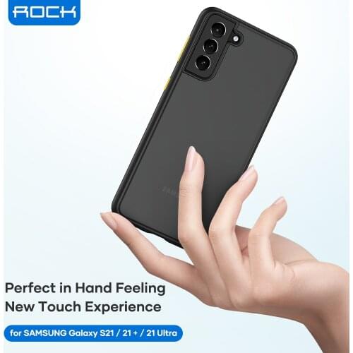 ROCK Matte Case for Samsung Galaxy S21 Plus Cover Luxury Anti-knock Bumper Case for Samsung Galaxy S21 Ultra PC Back Cover Capa