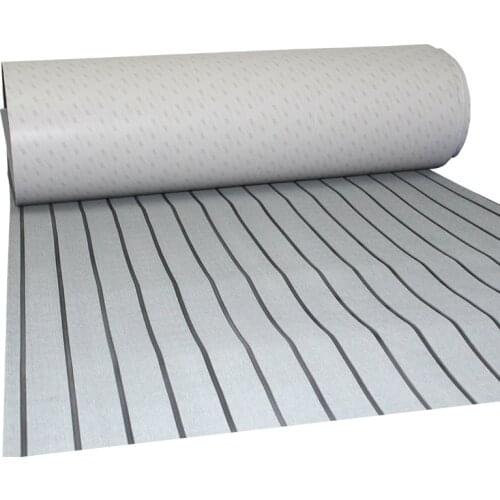 NEKEKE EVA Deck Foam Sheet 120*240*0.6 cm Light Gray + Black Lines Composite outdoor decking